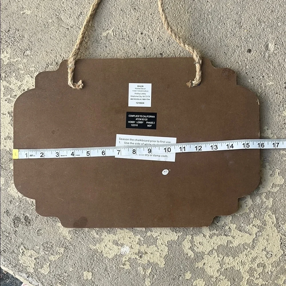 Like new Hobby Lobby Rustic Brown Chalkboard bundle of 3